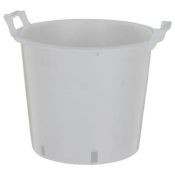 Round plant pot 40L (white)