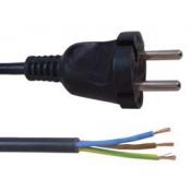 Power supply cord Schuko 3x1.0mm² 1.8m black